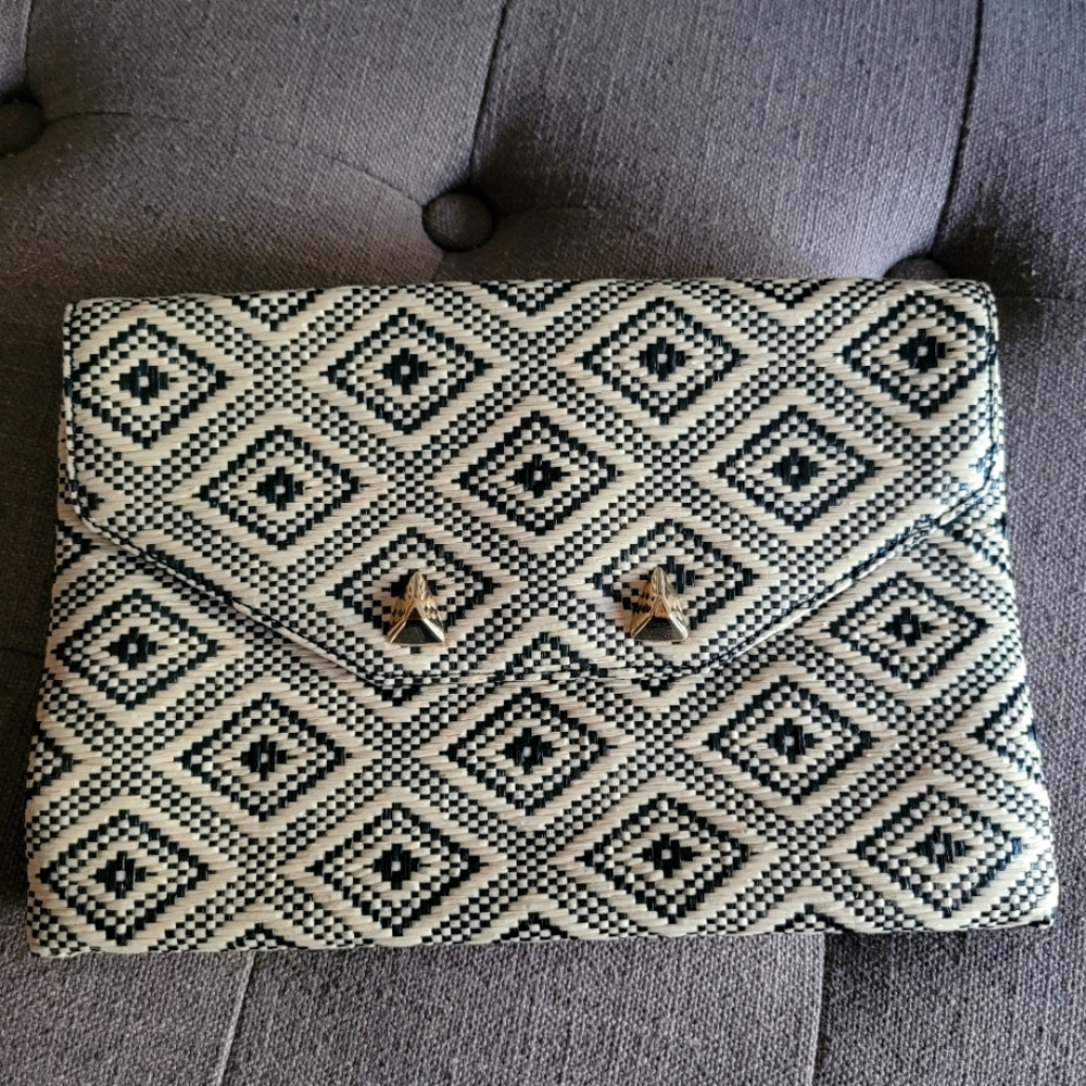 Stella & Dot Woven Clutch NWOT